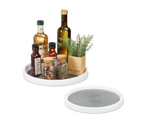 Relaxdays Lot de 2 organiseurs pour le frigo