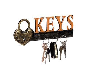 Relaxdays Lot de 2 panneaux à clés écriture Keys