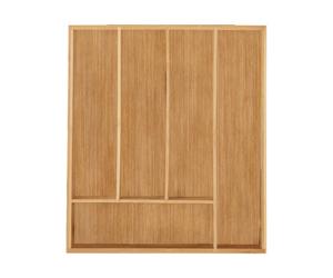 Relaxdays Lot de 2 Range-couverts 5 compartiments