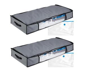 Relaxdays Lot de 2 sacs de rangement