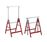 Relaxdays Lot de 2 tréteaux pliables et réglables