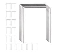 Relaxdays, Arceaux Croquet, lot 20 pièces, Jouer à l’extérieur, Jardin, Forme de U, Adultes et Enfants, Acier, argenté