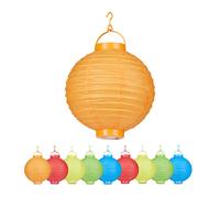 Relaxdays Lot de 20 lanternes lampions