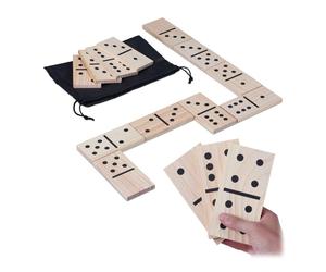 Relaxdays Lot de 28 dominos