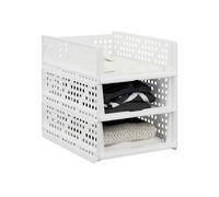 Relaxdays Lot de 3 bacs de rangement