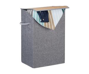 Relaxdays Lot de 3 corbeilles à linge