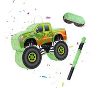 Relaxdays Pinata Monstertruck avec bâton et masque