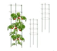 Relaxdays Lot de 3 tuteurs à tomates 91 cm