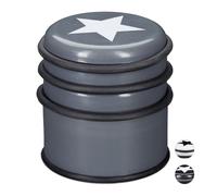 Relaxdays Lot de 4 butoirs avec étoile