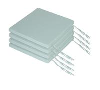 Relaxdays Lot de 4 coussins de chaise
