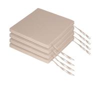 Relaxdays Lot de 4 coussins de chaise