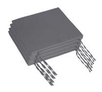 Relaxdays Lot de 4 coussins de chaise