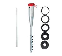 Relaxdays Lot de 4 douilles de sol 25-55 mm