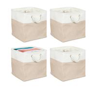 Relaxdays Lot de 4 paniers de rangement