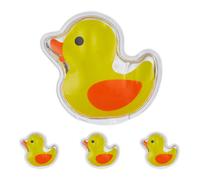 relaxdays 10046696_1419 relaxdays coussins de refroidissement canard 10046696_1419 transparent 10,5 x 9,5 cm, 4 pcs.