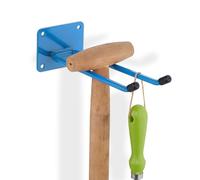 Relaxdays Lot de 4 porte-outils bleus en acier