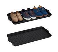 Relaxdays Lot de 4 rangements à chaussures XL