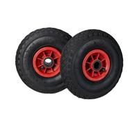Relaxdays Lot de 4 roues de brouette 3.00-4