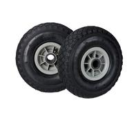 Relaxdays Lot de 4 roues de brouette 3.00-4