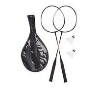 Relaxdays Lot de 4 sets de badminton avec sac