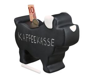 Relaxdays Lot de 4 Tirelires chien ardoise écrire