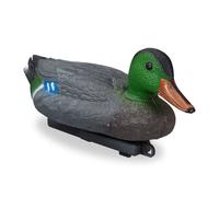 Relaxdays Lot de 5 canards en plastique décoration