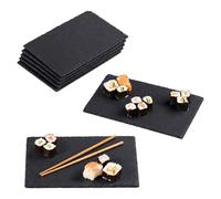 Relaxdays Lot de 6 plaques en ardoise