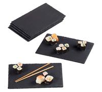 Relaxdays Lot de 6 plaques en ardoise