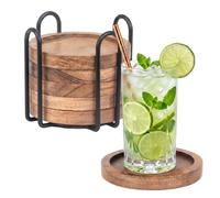 Relaxdays Lot de 6 sous-verres