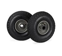 Roue de brouette 3.00-4 100 kg 8 pièces roue de brouette en caoutchouc noir-gris