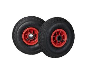Relaxdays Lot de 8 roues de brouette 3.00-4