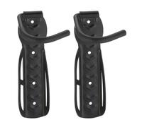 Relaxdays Lot de 8 Supports à vélo, Rangement Mural, à accrocher, Noir