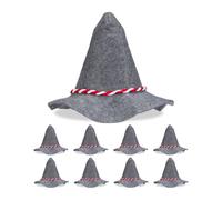 Relaxdays Lot de 9 chapeaux bavarois