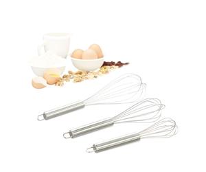 Relaxdays Lot de 9 fouets de cuisine en inox