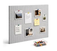 Relaxdays lot de 9 rectangles autocollants en feutre, marron clair