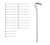 Relaxdays Lot de 96 sardines rondes