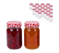 Relaxdays Lot de bocaux 400 ml Twist-off