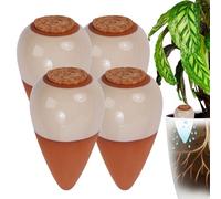 Relaxdays Lot de cônes terre cuite bouchon 350 ml