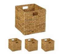 Relaxdays Lot de paniers de rangement