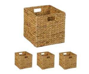 Relaxdays Lot de paniers de rangement