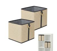 Relaxdays Lot paniers de rangement bambou