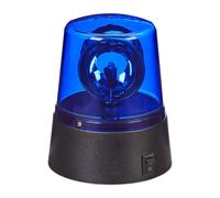 Lumière Bleue LED, lot 4, gyrophare avec réflecteur pivotant, éclairage de fêtes,avec Batteries, Bleue