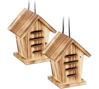 relaxdays Maison de coccinelle, lot de 2