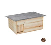 Relaxdays Maison pour hérisson résistant à l'hiver