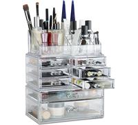 relaxdays Make-Up-Organizer transparent