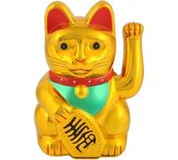 relaxdays Maneki Neko Chat à grimaces 16 cm