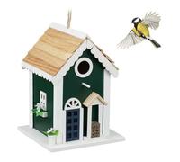 Relaxdays Mangeoire Exterieur Oiseaux Nichoir Oiseaux Cabane Oiseaux Mangeoire Balcon Multicolore