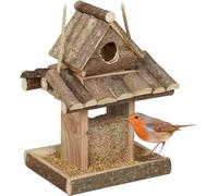 relaxdays Mangeoire pour oiseaux à suspendre
