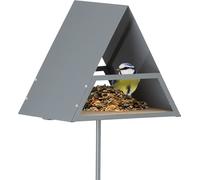 relaxdays Mangeoire pour oiseaux avec piquet de terre