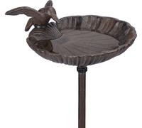 relaxdays Mangeoire pour oiseaux avec piquet de terre en fonte